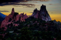 Sunset after the Storm in Garden of the Gods