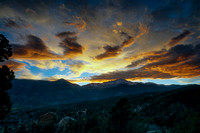 November Sunset Over Pikes Peak