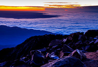 Sunrise Over a Sea of Clouds From Pikes Peak, Colorado