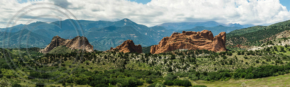 16. Garden of the Gods Panorama, Looking West, 11 August 2014